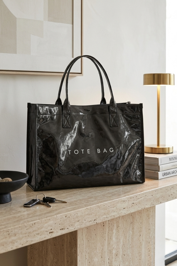 Black Large Capacity TOTE BAG