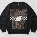 Leopard game day graphic crewneck sweatshirt