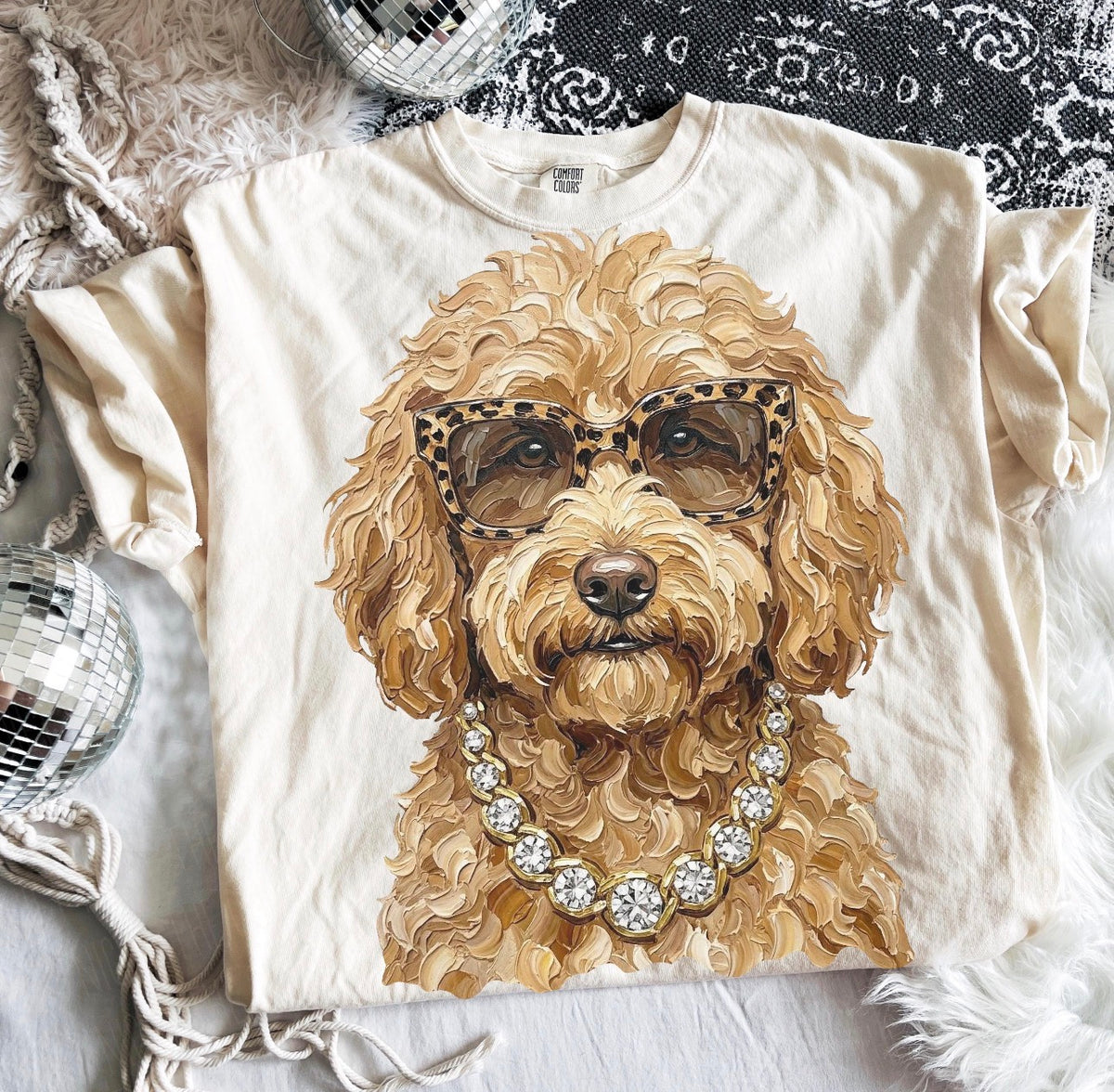 Custom animal bling tee