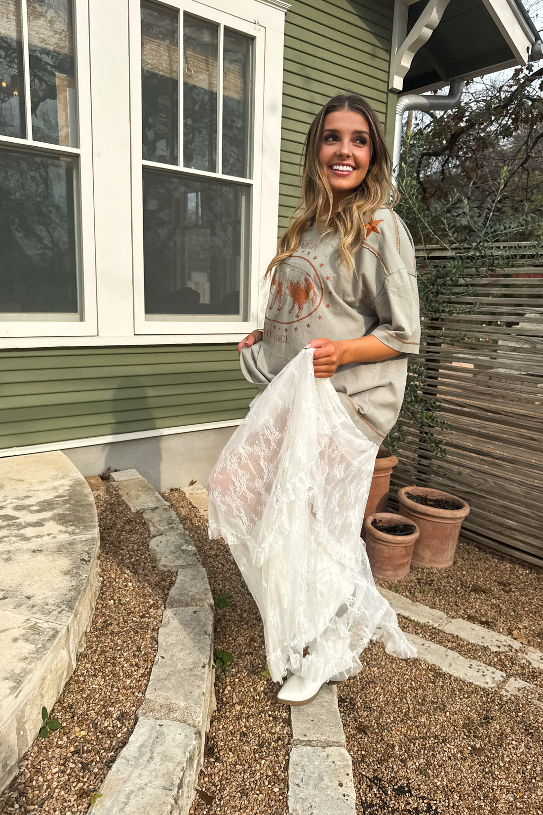 BLOOMING MAXI SKIRT