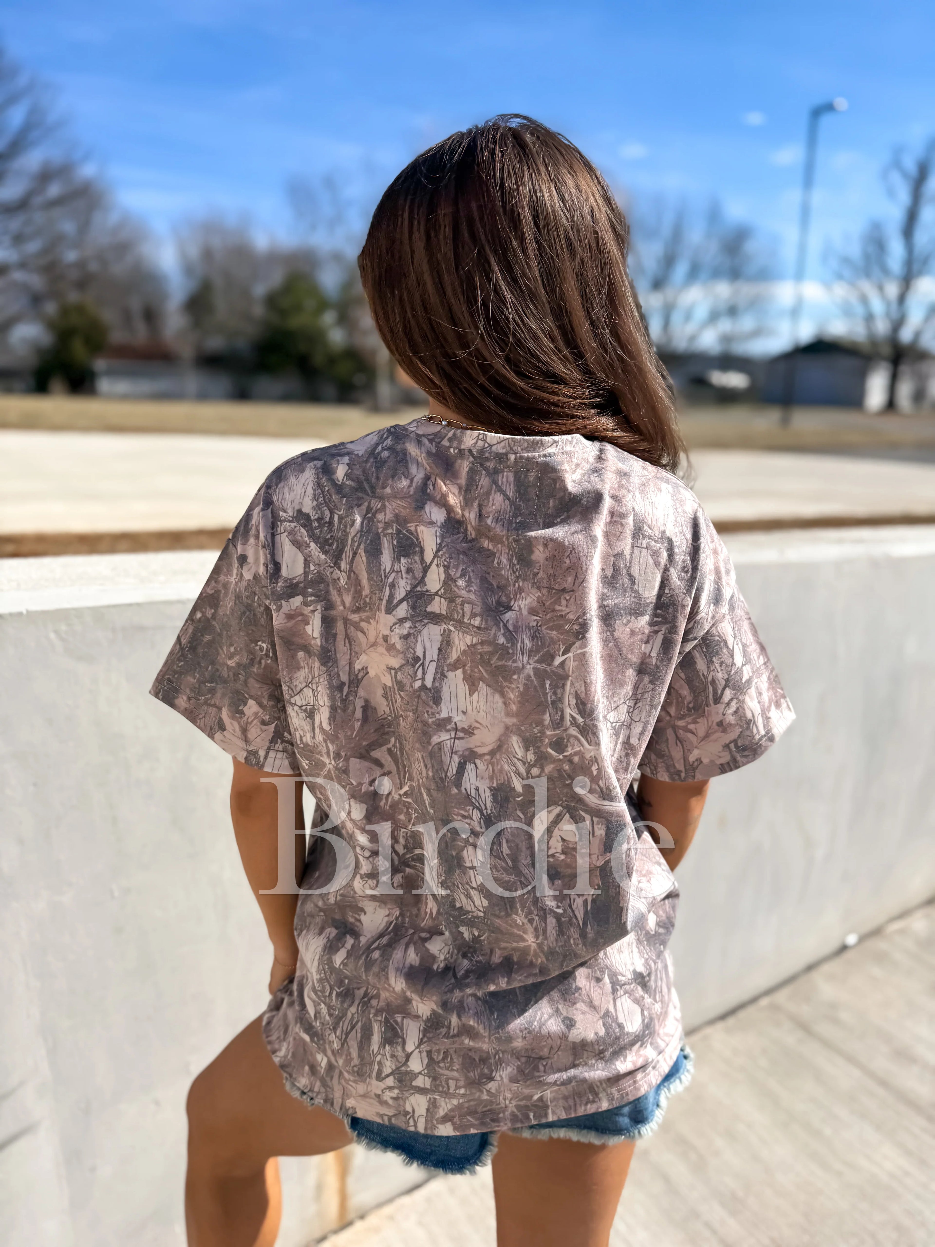 Dark Camo Oversized Tee