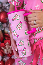 Bow Christmas Treat Tumbler