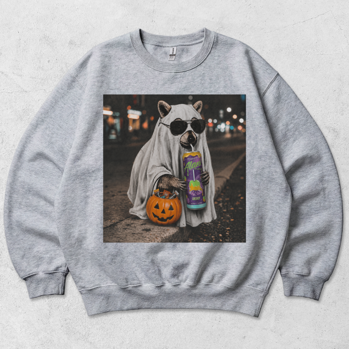 Raccoon witches brew alani crewneck sweatshirt
