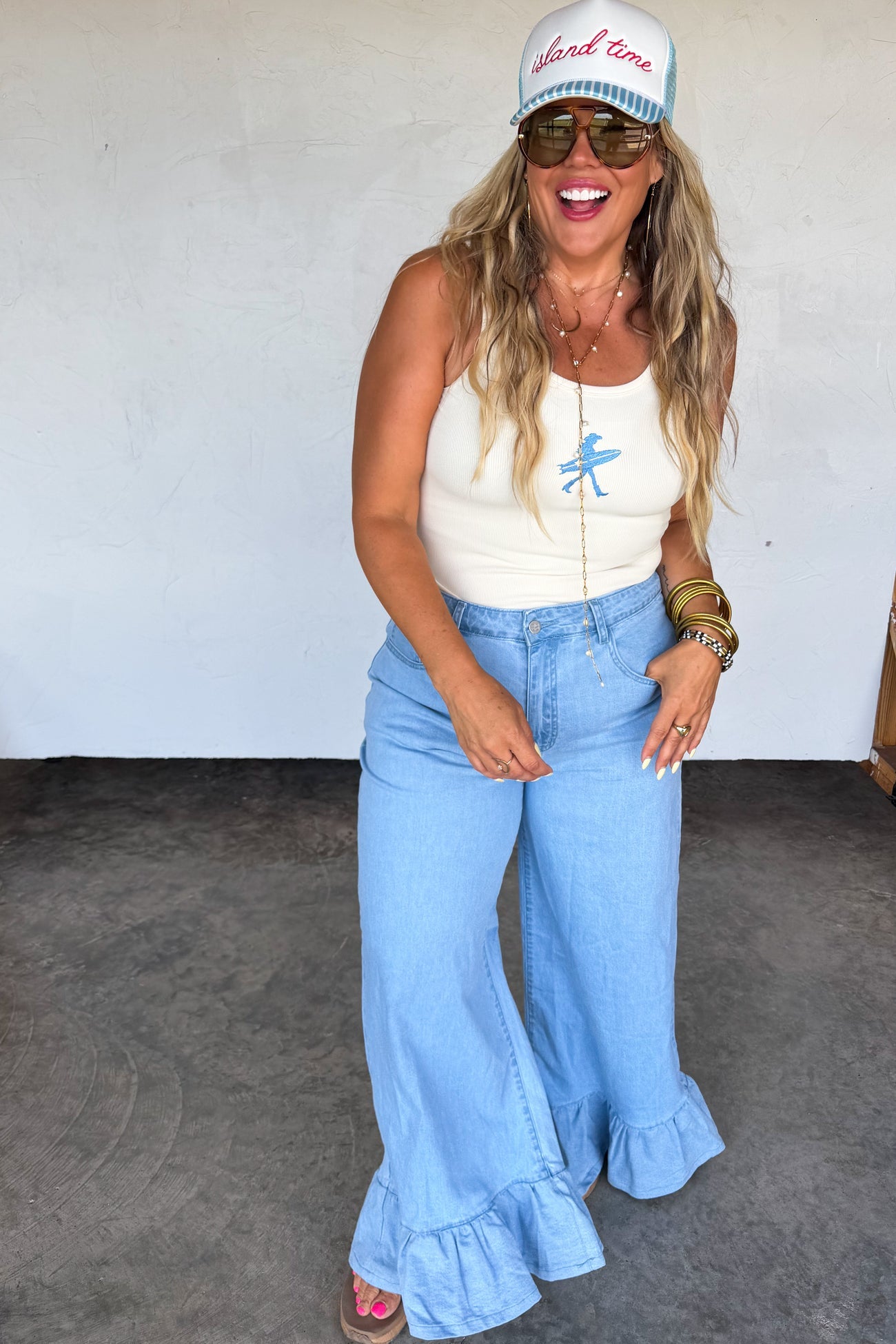PREORDER- CALLIE RUFFLE JEANS