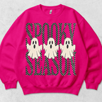 Spooky season graphic crewneck sweatshirt
