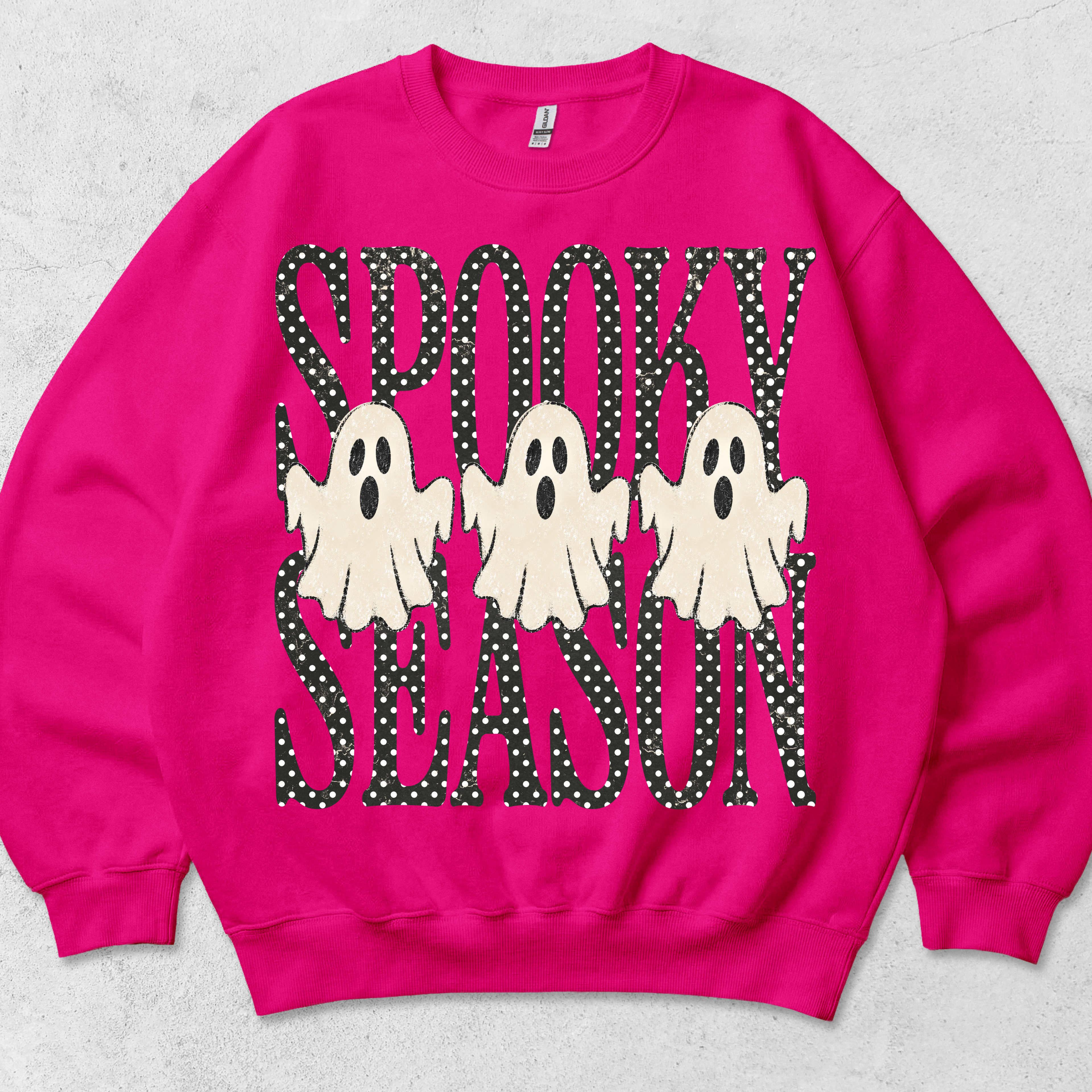 Spooky season graphic crewneck sweatshirt