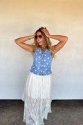 PREORDER- SPRINKLE ME DENIM VEST