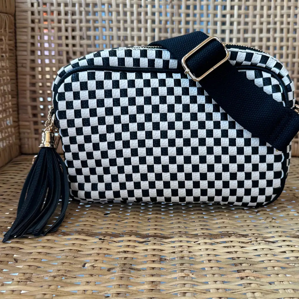 Sadie Woven Crossbody Bag