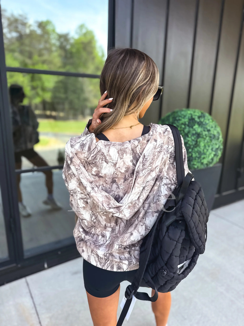 PREORDER Dark Camo Quarter Zip Pullover