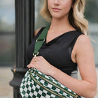 Farah Fanny Bum Bag - Green & White Checkered