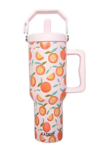Sweet Orange Stainless Steel Tumbler