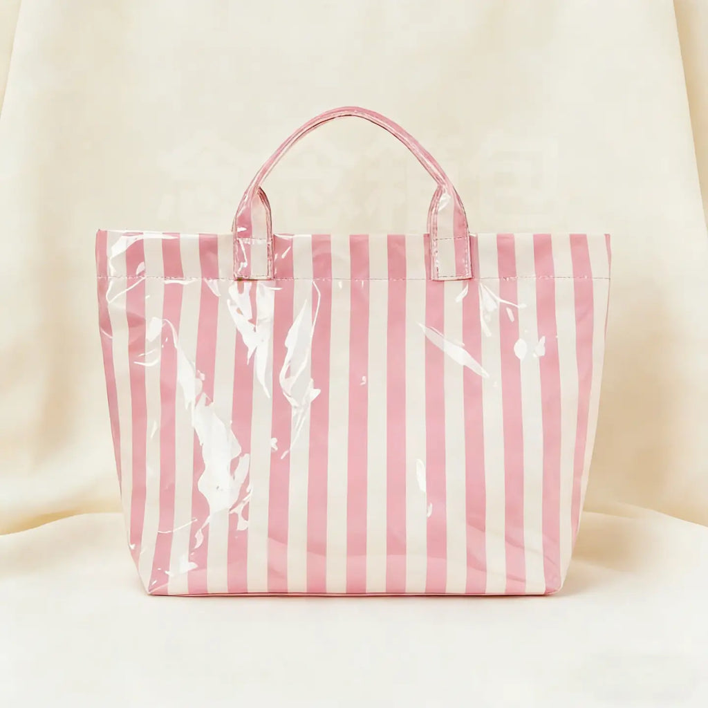 Preorder Large Capacity Travel Casual Striped Tote Bag - TAT 2-4weeks