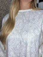 Soft Spun Crewneck in Frost Fade Camo