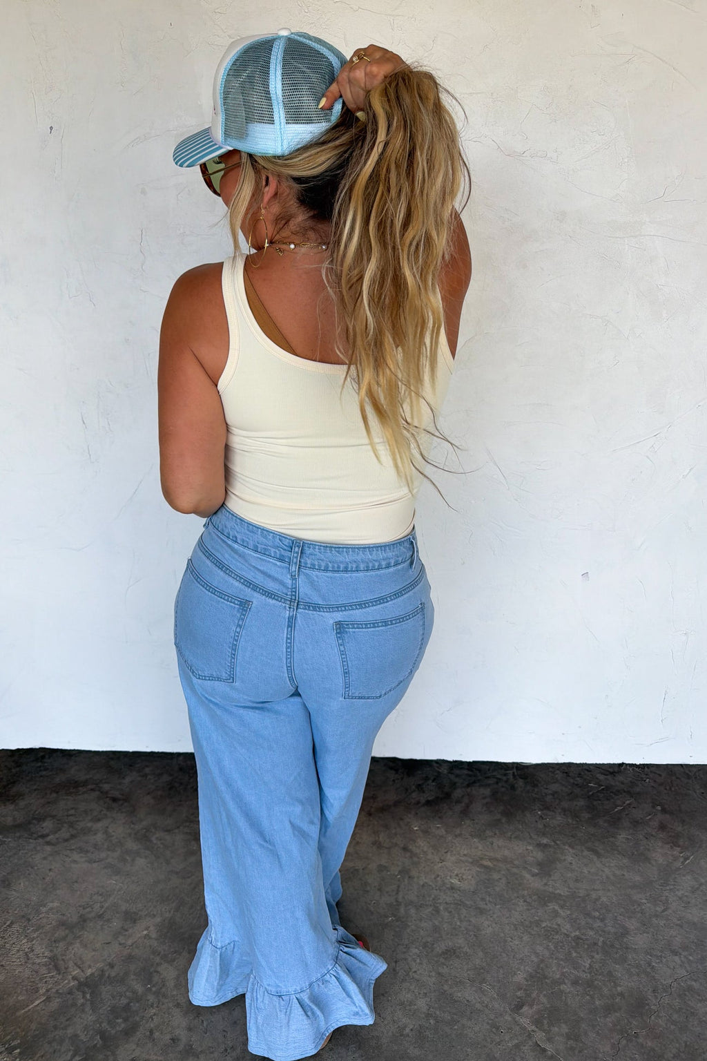 PREORDER- CALLIE RUFFLE JEANS