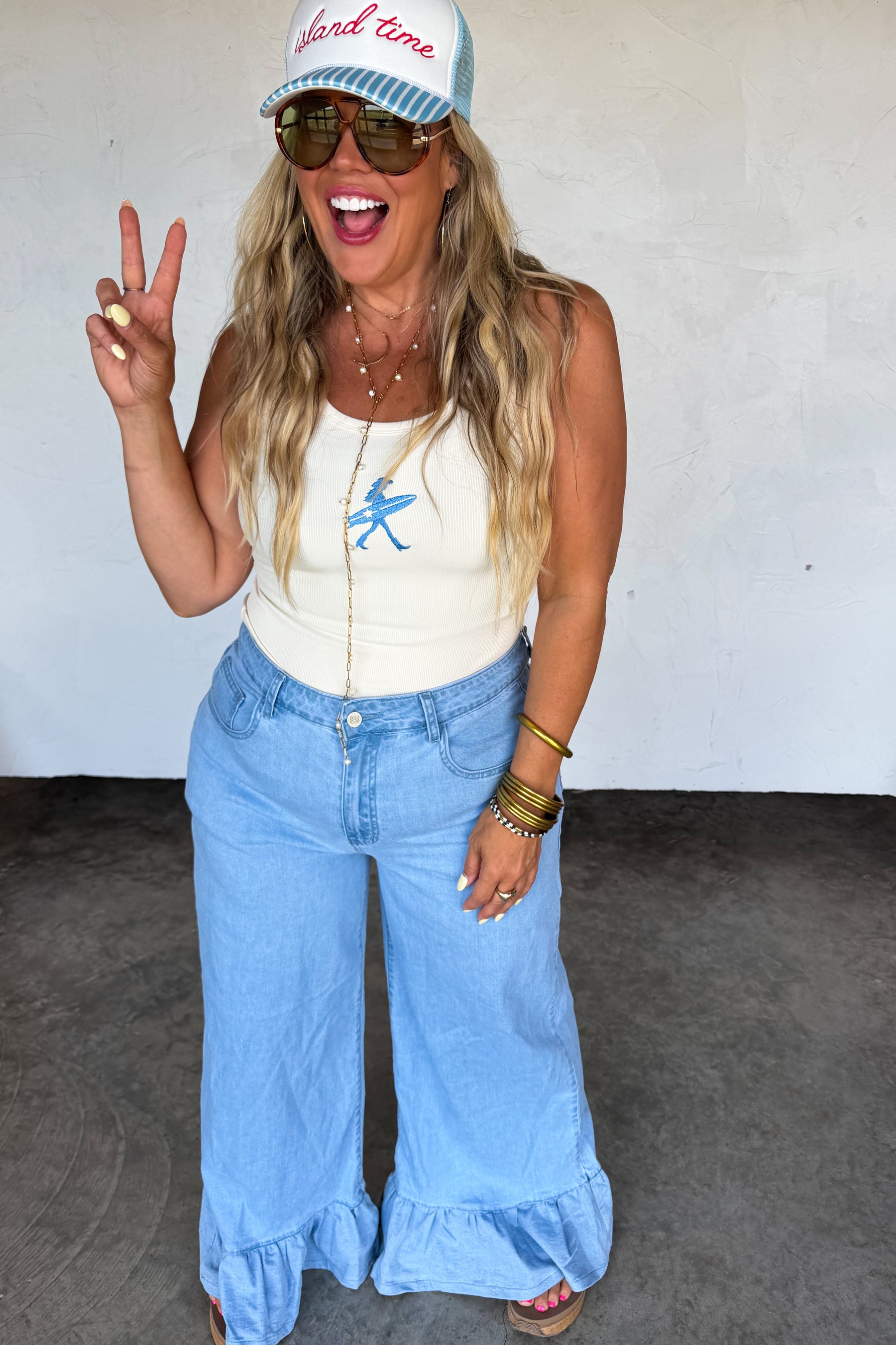 PREORDER- CALLIE RUFFLE JEANS