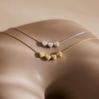 Custom heart initial necklace