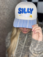 Silly goose stripe hat