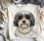Custom animal bling tee
