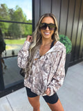 PREORDER Dark Camo Quarter Zip Pullover