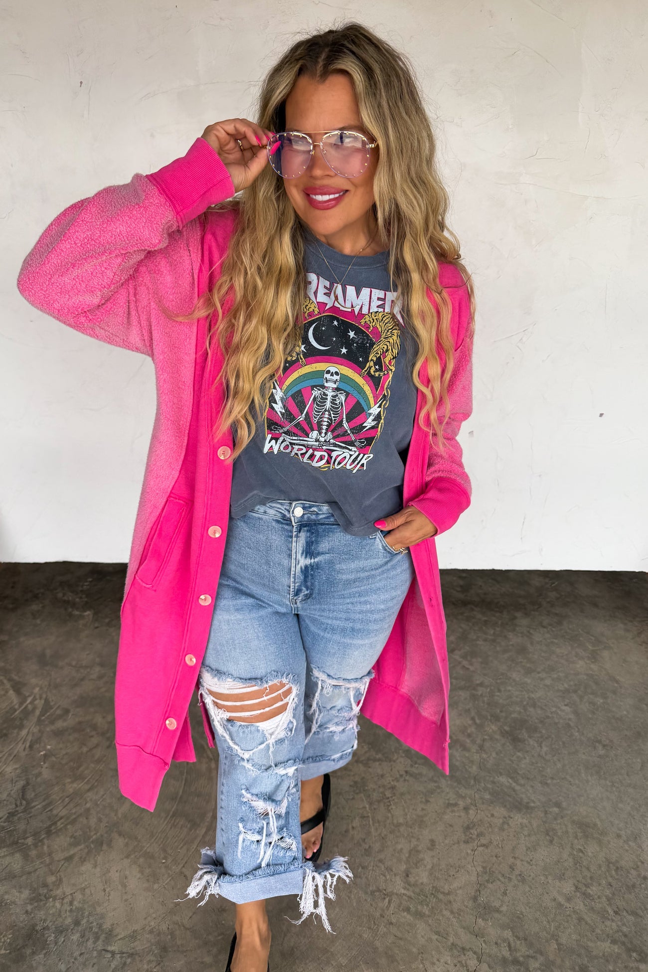 URBAN DISTRESSED CROP JEAN