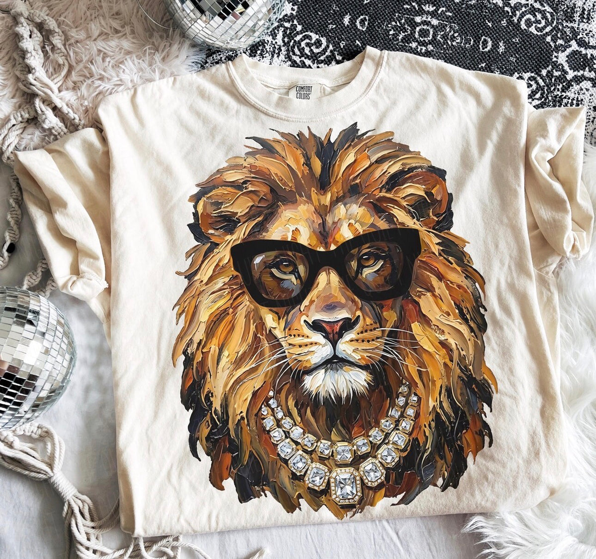 Custom animal bling tee