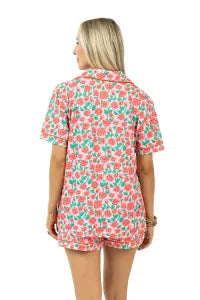 Whimsical Roses Two-Piece Pajamas