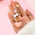 Bag Charm-Heart Dog Bone Bag Charm Key Chain