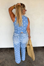 PREORDER- SPRINKLE ME DENIM VEST