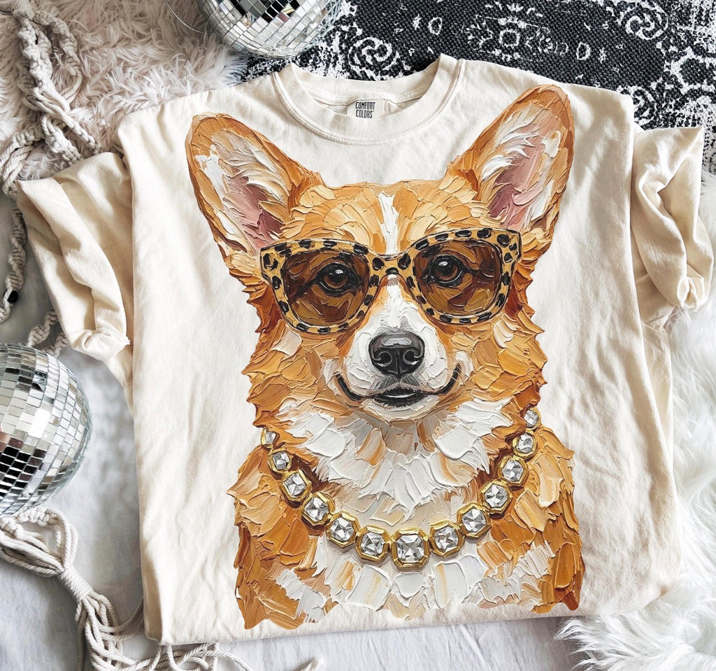 Custom animal bling tee
