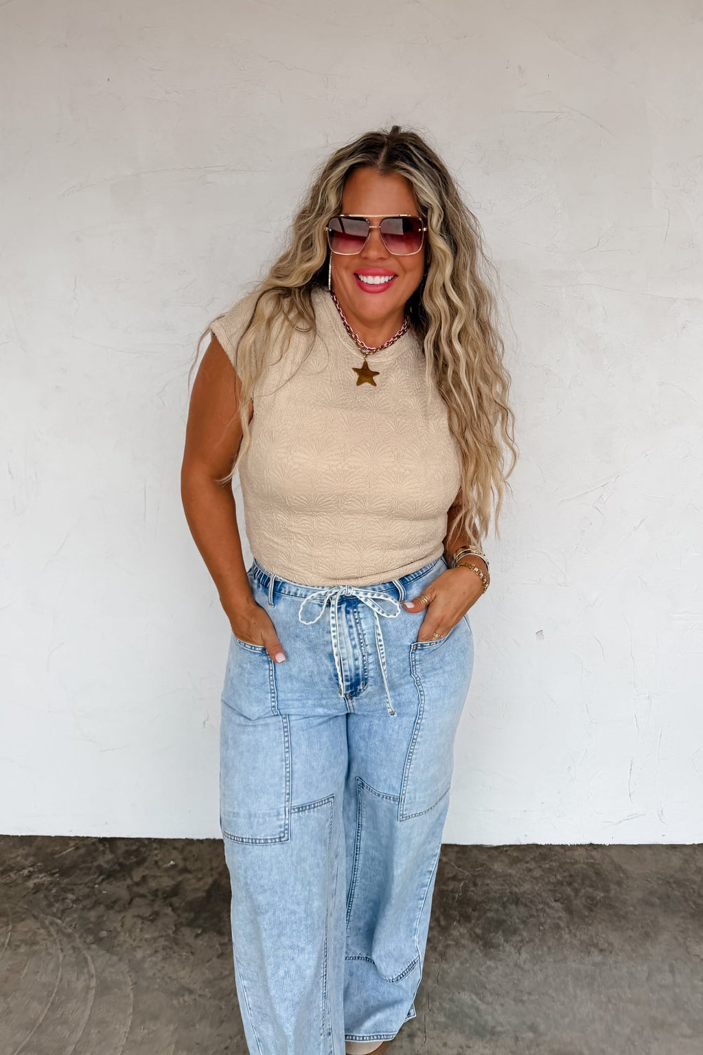 JOVIE TIE WAIST JEANS