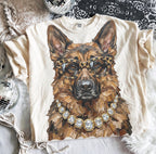 Custom animal bling tee
