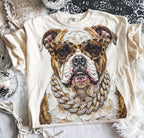 Custom animal bling tee