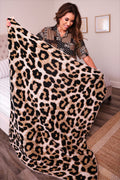 PREORDER Leopard print blanket