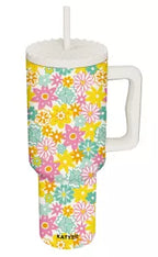 Spring Flowers 38 Oz Tumbler