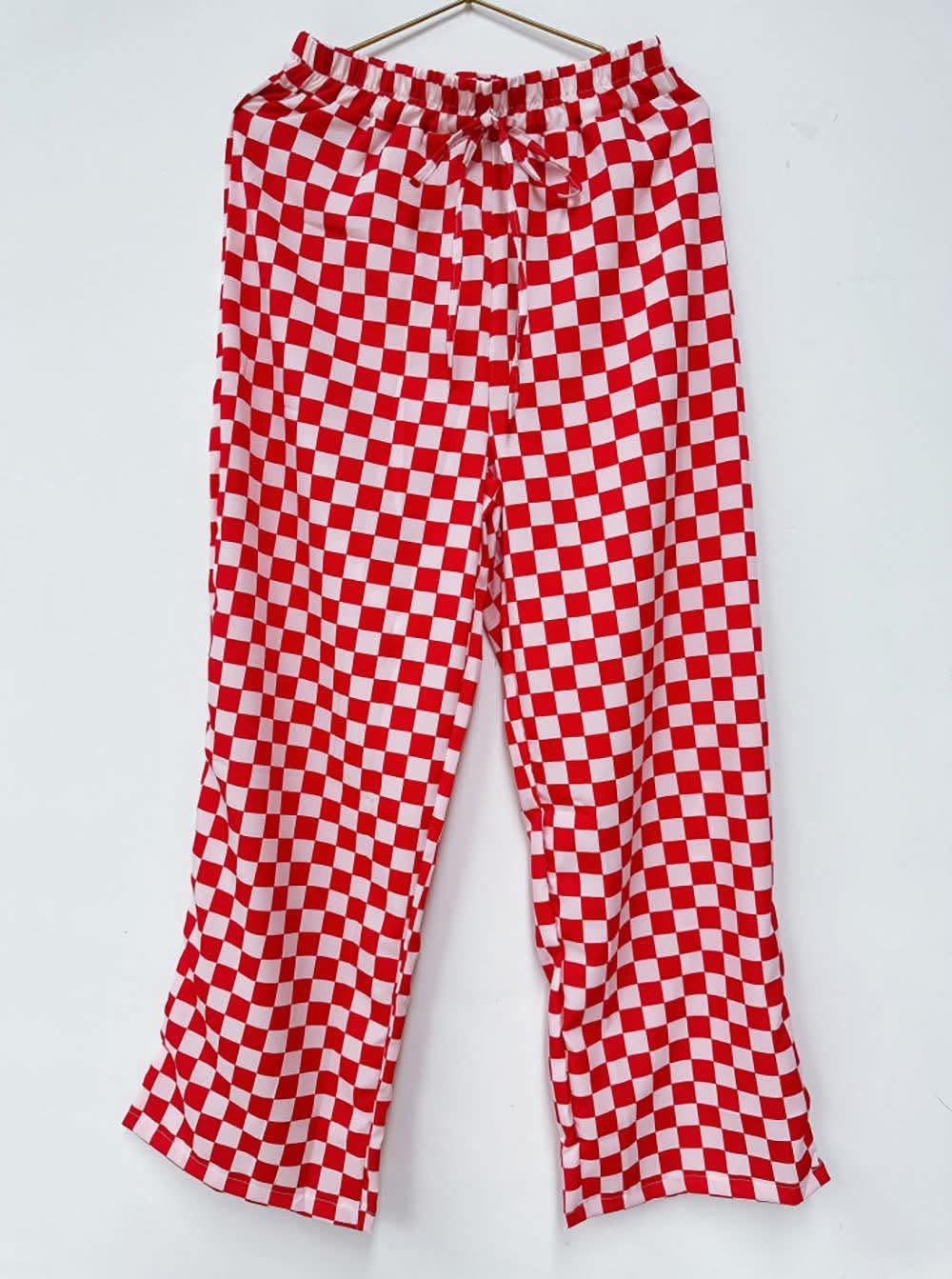 Women’s Checkered Lounge Pants