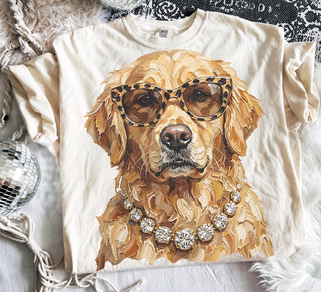 Custom animal bling tee