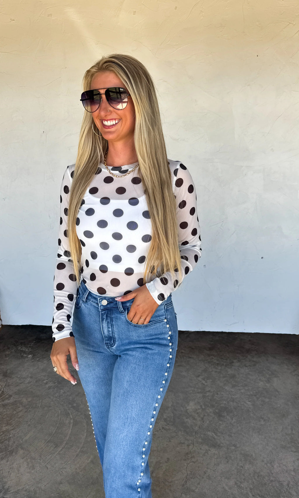 PREORDER- UPTOWN PEARL DENIM JEAN