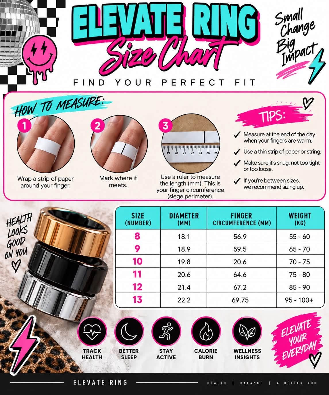 elevate smart ring