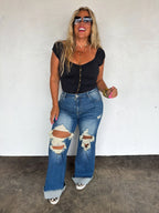 PREORDER- BLAKELEY DISTRESSED JEANS