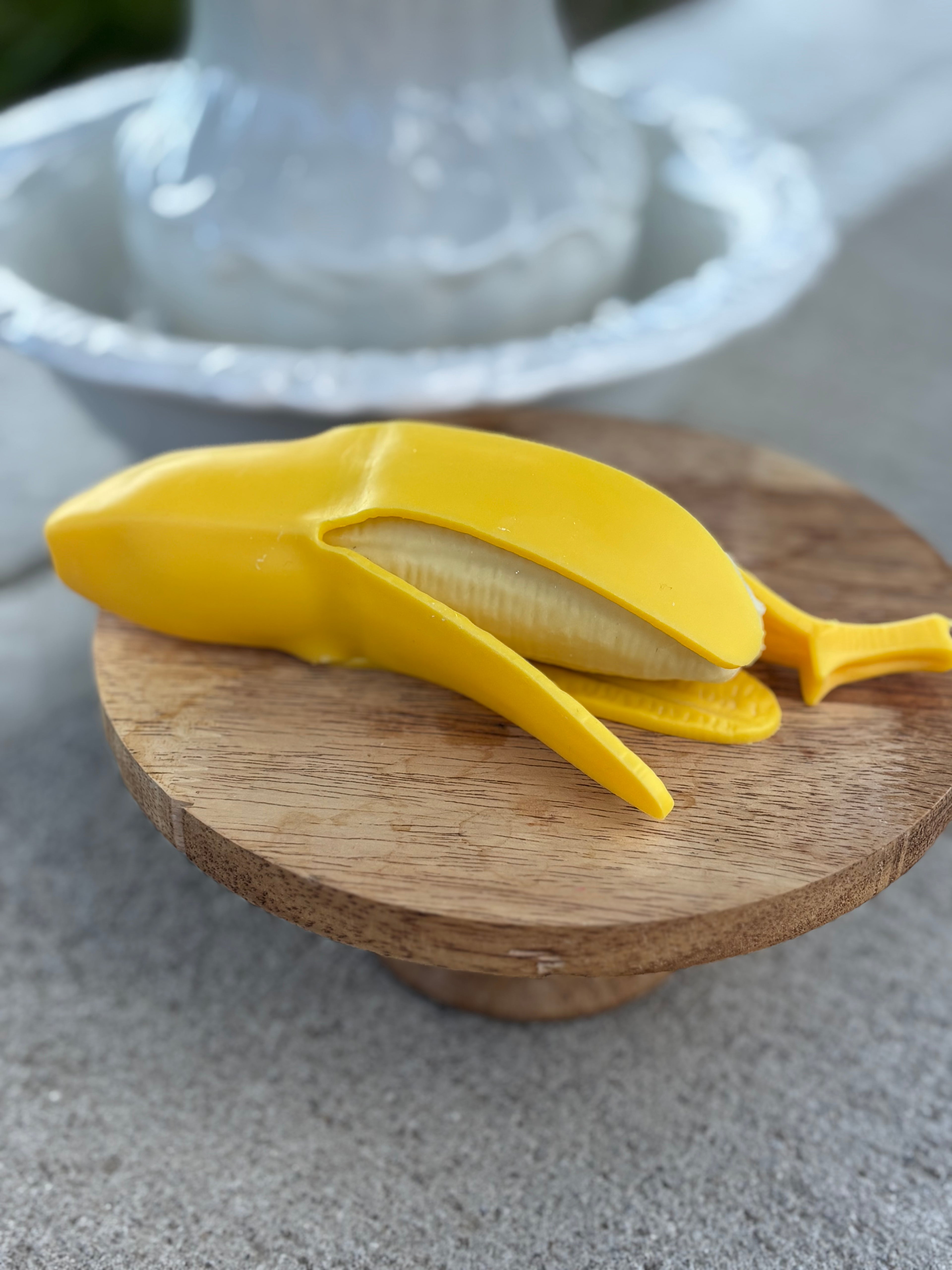 Peel the stress banana squish