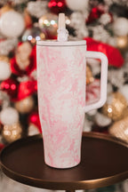 Chloe Camo Sleek Tumbler- Pink