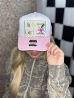 Dirty girl hat with patch