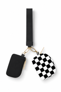 Checkered Wristlet