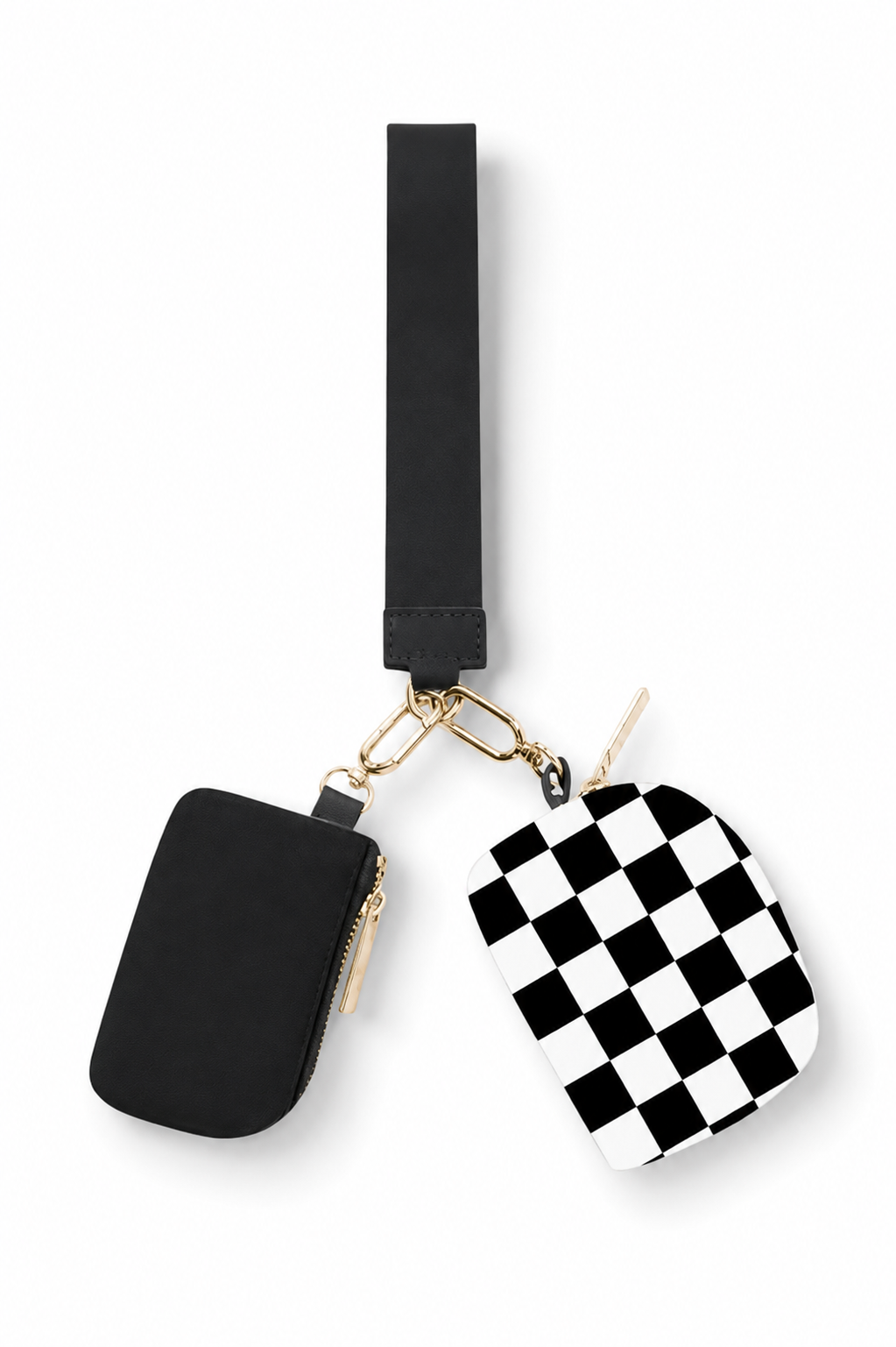Checkered Wristlet