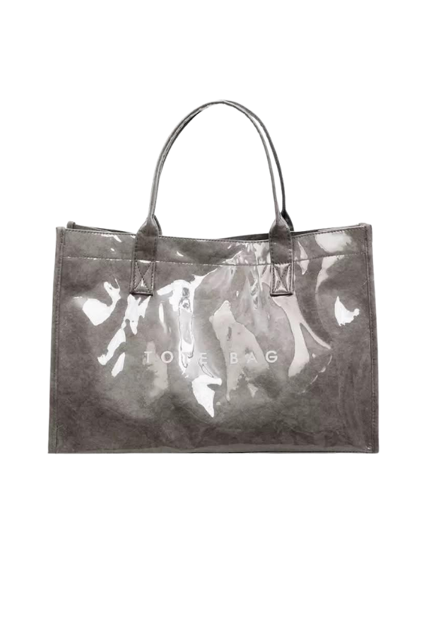Gray Large Capacity TOTE BAG