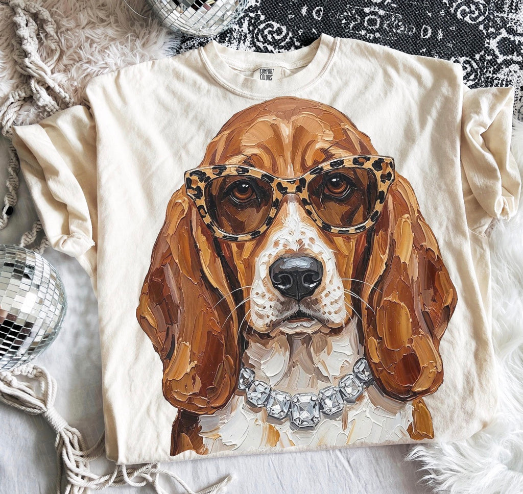 Custom animal bling tee