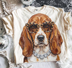 Custom animal bling tee
