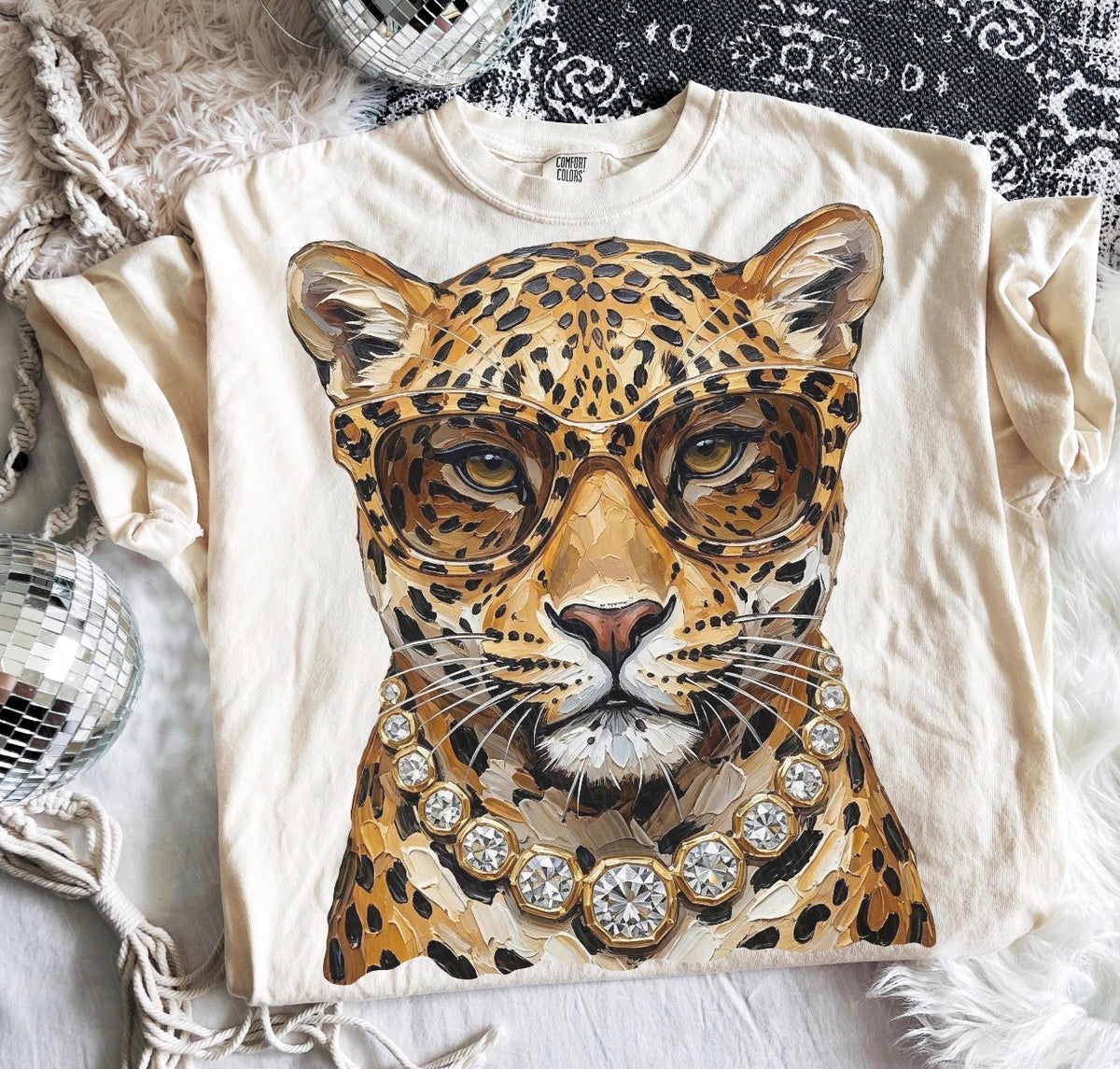 Custom animal bling tee