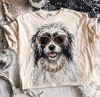 Custom animal bling tee