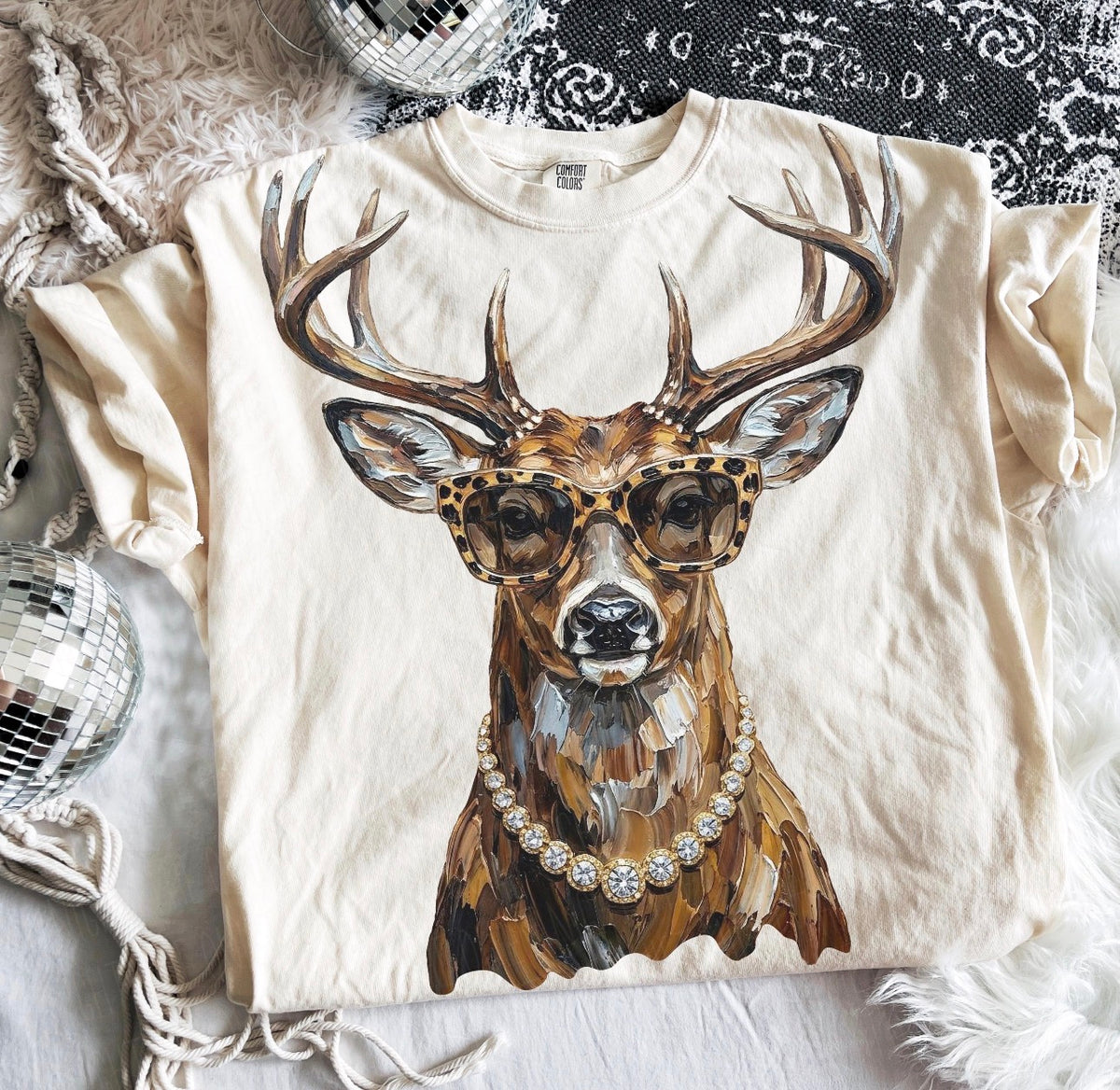 Custom animal bling tee